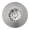 Wisdom Stone Felicia Cabinet Knob, 1-1/4 in dia., Satin Nickel with Clear Crystals 4210SN-C